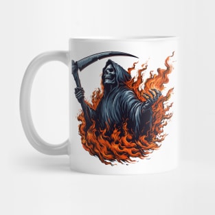 Reaper on Fire Mug